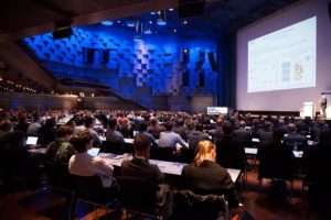 Main lecture hall during plenary sessions. Image copyright Kremer, together concept.