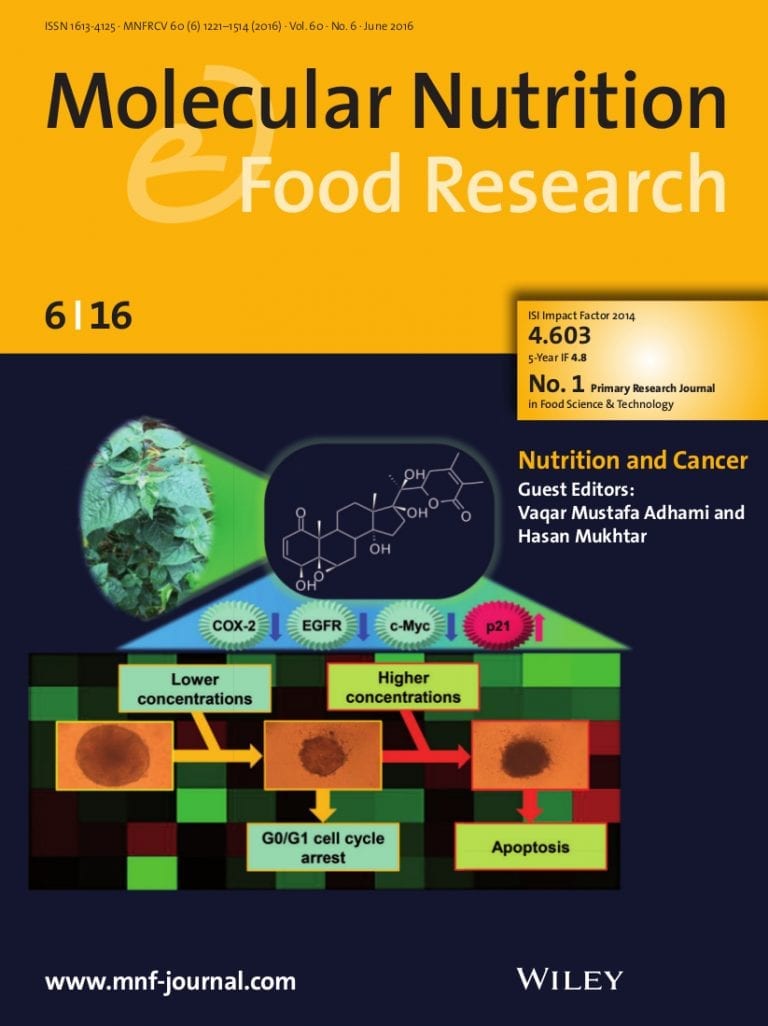 molecular nutrition and food research impact factor