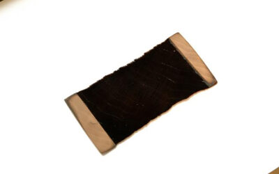 Super-black material created from etched wood