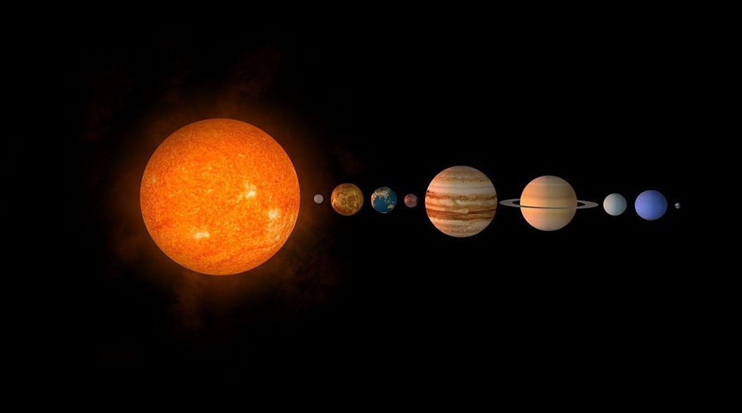 Image of our solar system.