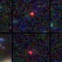 詹姆斯·韦伯望远镜拍摄的新大质量星系图像。