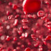 Computer-generated image of red blood cells.